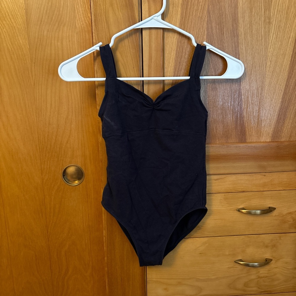 wear moi navy blue xs leotard